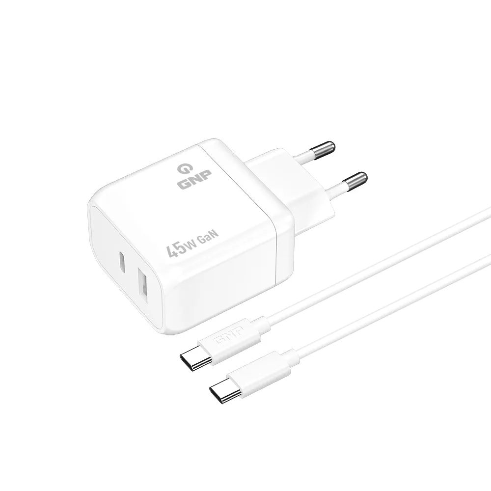 GNP 45W GAN Şarj Adaptörü ve Type-C Kablo