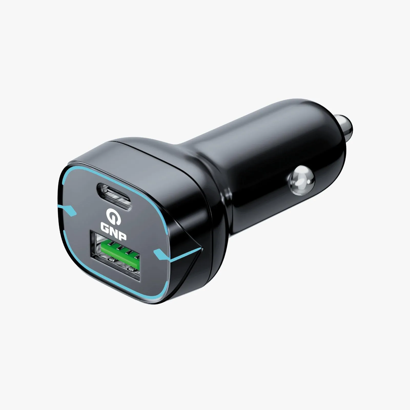 GNP 48W Çift Girişli (30W PD + 18W USB) Araç Şarjı