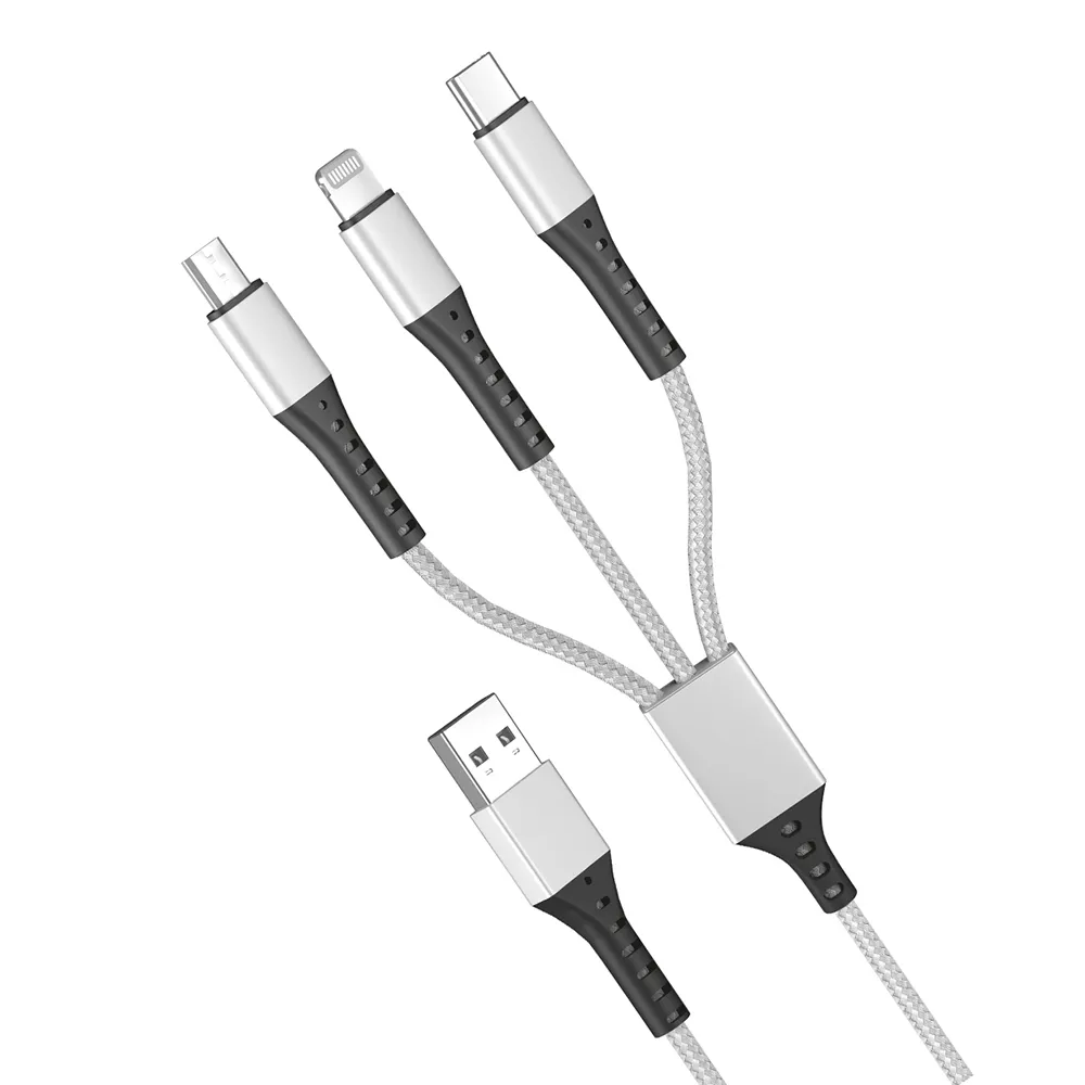 GNP 3İN1 DAYANIKLI KABLO GRİ