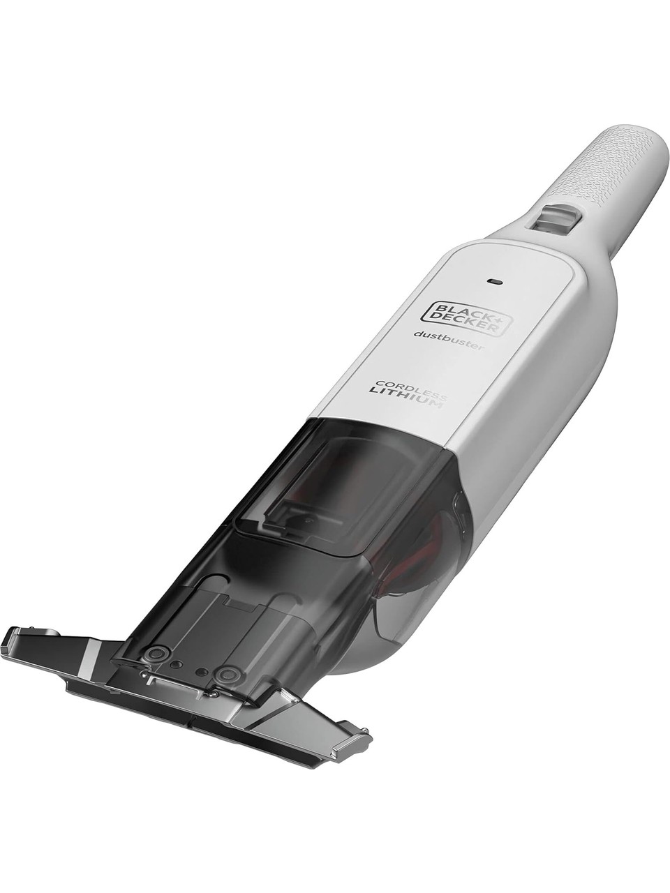 Black+Decker 12V Slim Handvac, 1.5Ah, Base charger