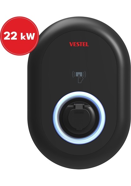 Vestel EVC04 22 kW Soketli Elektrikli Araç Şarj İstasyonu